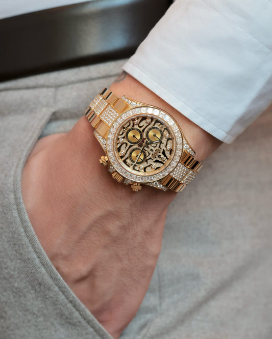 RLX Eye_Of_The_Tiger Golden Chain Bracelet Premium Quality FrameFocus.in