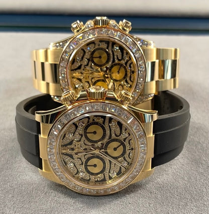 RLX Eye_Of_The_Tiger Golden Chain Bracelet Premium Quality FrameFocus.in