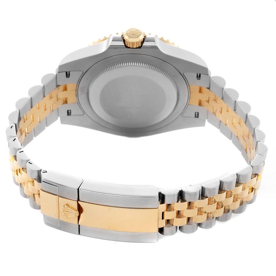 Role_x GMT Master II Zombie Black Grey Steel Yellow Gold Watch Two-tone Luxury Edition Premium Quality FrameFocus.in