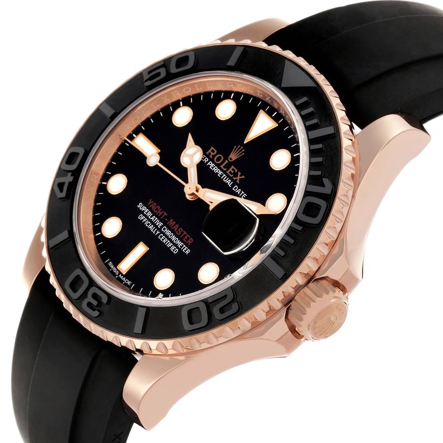 RLX Yatch-Master Rose Gold Oyster Flex Bracelet Premium Quality FrameFocus.in