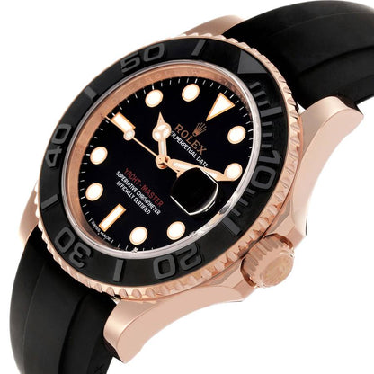 RLX Yatch-Master Rose Gold Oyster Flex Bracelet Premium Quality FrameFocus.in