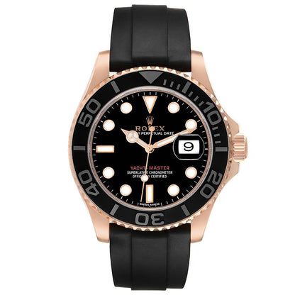 RLX Yatch-Master Rose Gold Oyster Flex Bracelet Premium Quality FrameFocus.in