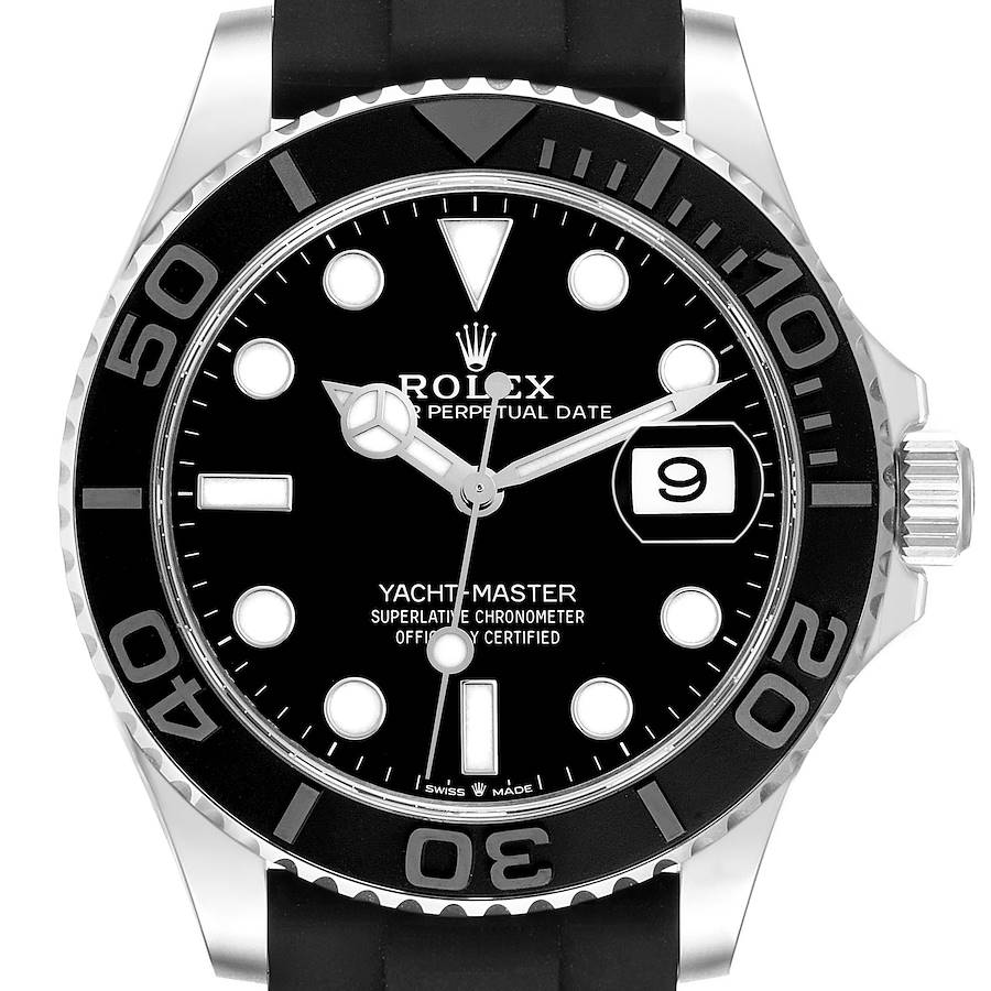 RLX Yatch-Master Silver/White-Gold Oyster Flex Bracelet Premium Quality FrameFocus.in