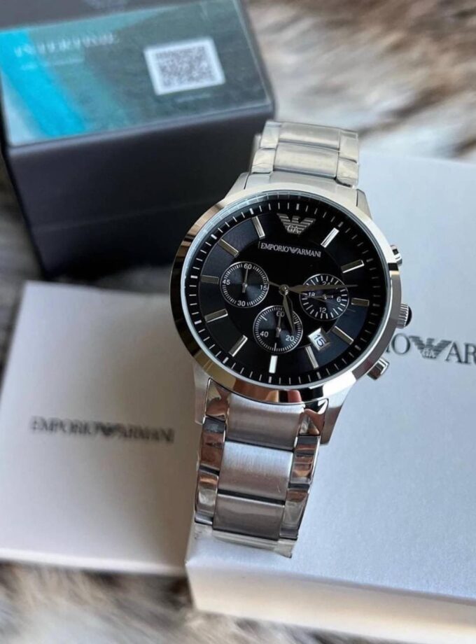 Emporio Armani Classic Silver Black